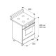 Bertazzoni La Germania Americana AMN664EXT cucina Elettrico Gas Acciaio inox 3