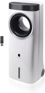 Macom Raffrescatore evaporativo senza pale con ventilatore centrifugo Bladeless Cyclone