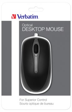 Verbatim 49019 mouse Ufficio Ambidestro USB tipo A Ottico 1000 DPI
