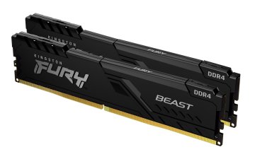 Kingston Technology FURY Beast 16GB 3600MT/s DDR4 CL17 DIMM (Kit da 2) Nero