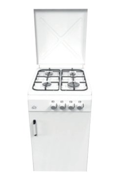 DCG Eltronic EKP2400 cucina Gas Bianco