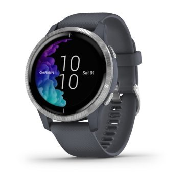 Garmin Venu AMOLED Digitale 390 x 390 Pixel Touch screen Argento Wi-Fi GPS (satellitare)