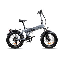 EMG Fat Bike Bomber 250W con telaio 17" foldable, ruota 20", Freni a disco a/p, Cambio Shimano e batteria 10Ah