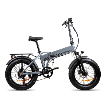 EMG Fat Bike Bomber 250W con telaio 17" foldable, ruota 20", Freni a disco a/p, Cambio Shimano e batteria 10Ah