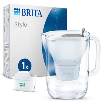 Brita 1051449 Filtraggio acqua Caraffa filtrante 2,4 L Trasparente, Bianco