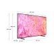 Samsung Series 6 TV QE43Q60CAUXZT QLED 4K, Smart TV 43