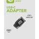 Cellularline Adattatore da MICRO USB a USB-C Converte la porta MICRO USB in USB-C 3