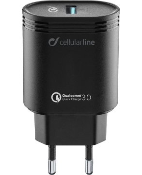 Cellularline USB Charger 18W - Huawei, Xiaomi, Wiko, Asus and other smartphone