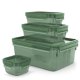 EMSA N1170600 recipiente per cibo Rettangolare Contenitore Verde 4 pz 2
