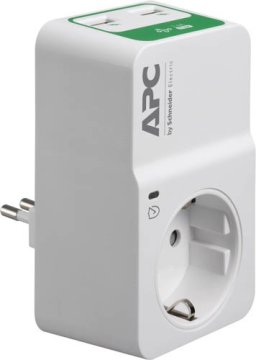 APC PM1WU2-IT protezione da sovraccarico Bianco 1 presa(e) AC 230 V
