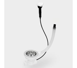 Smeg KITPOPUP2 accessorio idraulico per lavandino Acciaio inox, Bianco