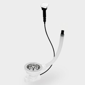 Smeg KITPOPUP2 accessorio idraulico per lavandino Acciaio inox, Bianco