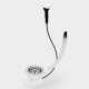 Smeg KITPOPUP2 accessorio idraulico per lavandino Acciaio inox, Bianco 2