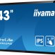 iiyama T4362AS-B1 visualizzatore di messaggi Pannello piatto interattivo 108 cm (42.5