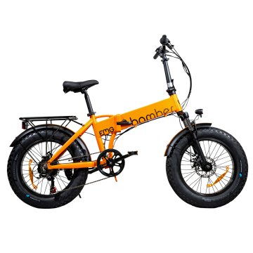 EMG Fat Bike Bomber 250W con telaio 17" foldable, ruota 20", Freni a disco a/p, Cambio Shimano e batteria 10Ah