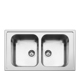 Smeg LLR862 lavello Lavello ad incasso Rettangolare Acciaio inox
