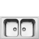 Smeg LLR862 lavello Lavello ad incasso Rettangolare Acciaio inox 2