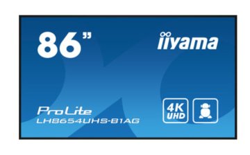 iiyama ProLite To Be Updated Monitor PC 2,17 m (85.6") 3840 x 2160 Pixel 4K Ultra HD LED Nero