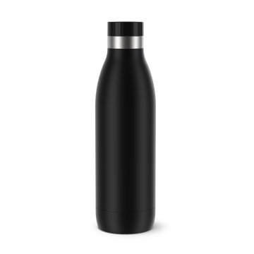 EMSA Bludrop Color N31109 Uso quotidiano 700 ml Acciaio inox Nero