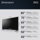 Sony BRAVIA | KD-55X80L | LED | 4K HDR | Google TV | ECO PACK | BRAVIA CORE | Flush Surface Design 14