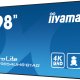 iiyama LH9854UHS-B1AG visualizzatore di messaggi Pannello piatto per segnaletica digitale 2,48 m (97.5