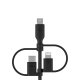 Belkin BOOST CHARGE cavo USB 1 m USB A USB C/Micro-USB B/Lightning Nero 3