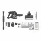 Hoover HF1 HF103X 011 Aspirapolvere elettrica Batteria Secco Tessuto Senza sacchetto 0,9 L 170 W Titanio 98