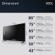 Sony BRAVIA | KD-43X80L | LED | 4K HDR | Google TV | ECO PACK | BRAVIA CORE | Flush Surface Design 13