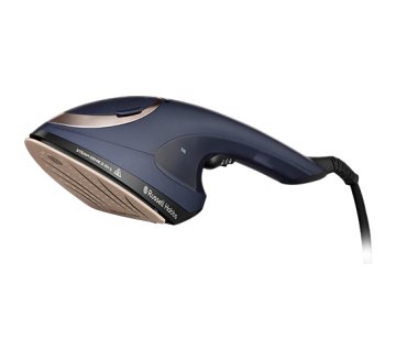 Russell Hobbs 28370-56 stiratrice a vapore Vapore per indumenti portatile 0,15 L 1700 W Blu, Oro