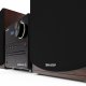 Sharp XL-B517D Microsistema audio per la casa 45 W Marrone 4