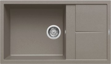 Elleci Unico 410 Lavello montato su piano Rettangolare Keratek plus