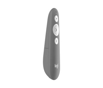 Logitech R500 puntatore wireless Bluetooth/RF Grigio