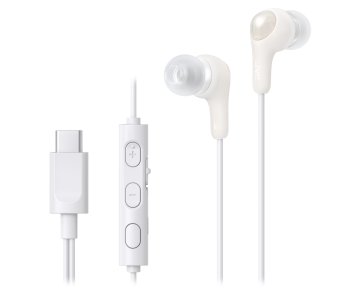 JVC HA-FR9UC Auricolare Cablato In-ear Musica e Chiamate USB tipo-C Bianco