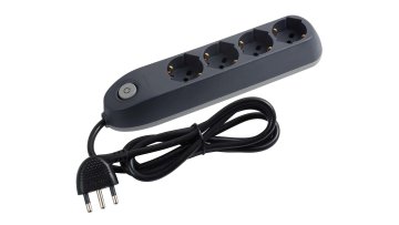 bticino Poker prolunghe e multiple 1,5 m 4 presa(e) AC Interno Grigio