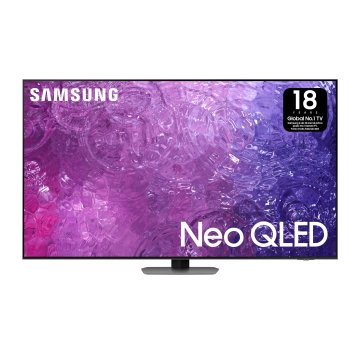 Samsung Series 9 TV QE75QN90CATXZT Neo QLED 4K, Smart TV 75" Processore Neural Quantum 4K, Dolby Atmos e OTS+, Carbon Argento 2023