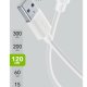 Cellularline Power Cable 120cm - Lightning Cavo Lightning per ricarica e trasferimento dati 4