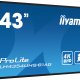 iiyama LH4354UHS-B1AG visualizzatore di messaggi Pannello piatto per segnaletica digitale 108 cm (42.5