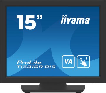 iiyama T1531SR-B1S monitor POS 38,1 cm (15") 1024 x 768 Pixel XGA Touch screen