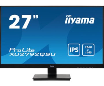 iiyama ProLite XU2792QSU-B1 Monitor PC 68,6 cm (27") 2560 x 1440 Pixel WQXGA LED Nero