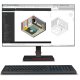 Lenovo ThinkStation P3 Intel® Core™ i5 i5-13500T 16 GB DDR5-SDRAM 512 GB SSD NVIDIA T400 Windows 11 Pro Mini PC Nero 8