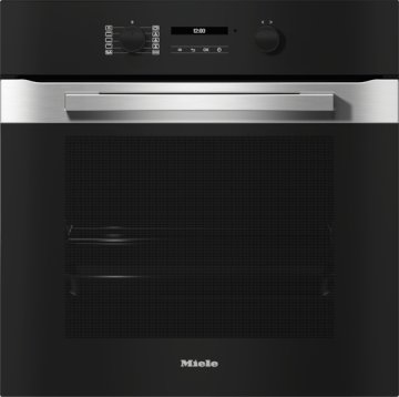 Miele H 2861 B 76 L Nero, Acciaio inox