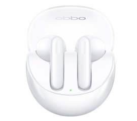 OPPO Enco Air3 Auricolari True Wireless, 25h di Autonomia, Driver da 13.4mm, Bluetooth 5.3, Raggio 10m, Controlli Touch, Cancellazione del rumore IA, Android e iOS, IP54, [Versione Italiana], White