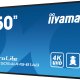 iiyama LH5054UHS-B1AG visualizzatore di messaggi Pannello piatto per segnaletica digitale 125,7 cm (49.5