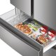 Haier FD 100 Serie 7 HB26FSSAAA frigorifero side-by-side Libera installazione 750 L E Argento, Titanio 16