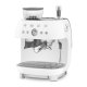 Smeg Macchina da Caffè Espresso Manuale con macinacaffè integrato 50's Style – Bianco LUCIDO – EGF03WHEU 5