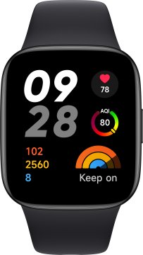 Xiaomi Redmi Watch 3 4,45 cm (1.75") AMOLED 42 mm Digitale 390 x 450 Pixel Touch screen Nero GPS (satellitare)