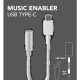 Cellularline MUSIC ENABLER TYPE-C Adattatore audio per jack 3.5 mm 4