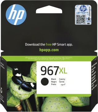HP Cartuccia di inchiostro nero originale 967XL ad alta capacità