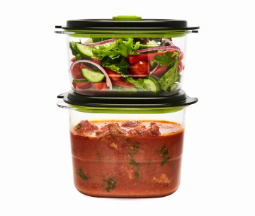 FoodSaver FFC025X set 2 contenitori per conservazione sottovuoto e marinatura: 700 ml + 1,2 litri