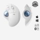 Logitech Ergo M575 mouse Mano destra RF senza fili + Bluetooth Trackball 2000 DPI 7